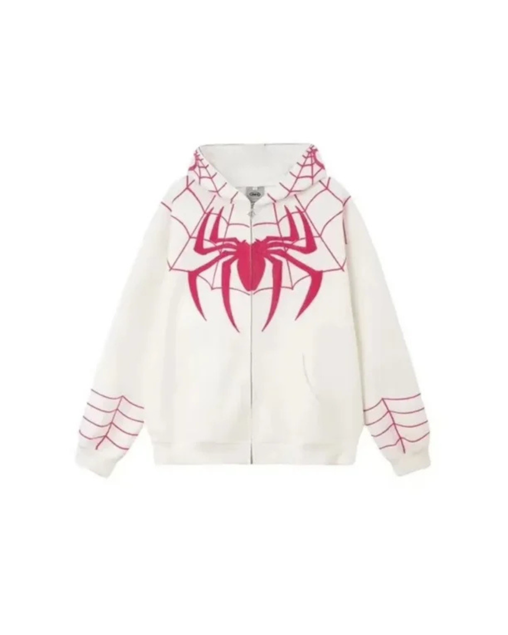 WHITE SPIDERMAN JACKET