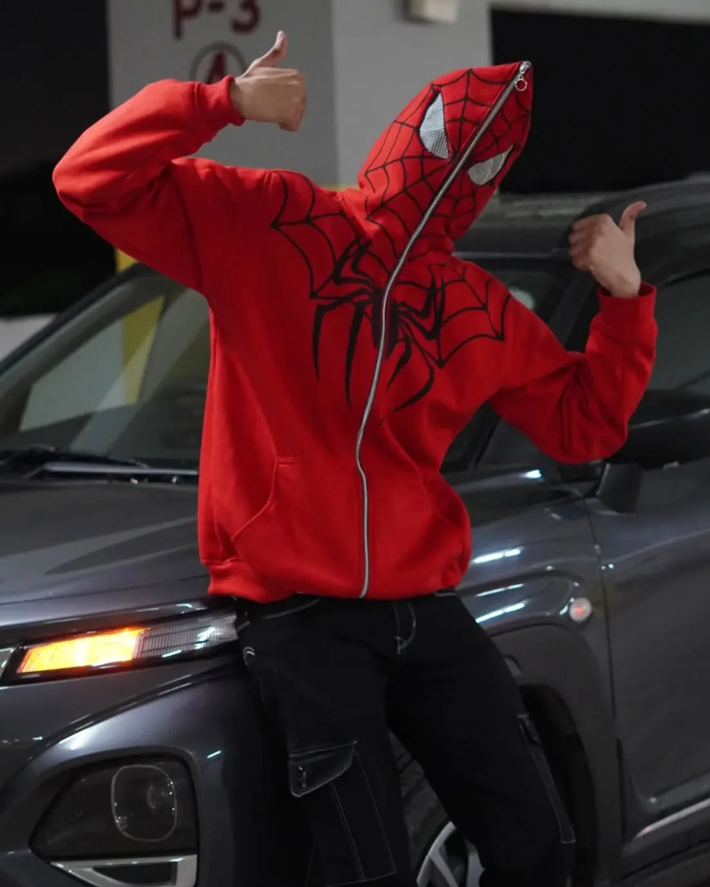 RED SPIDERMAN JACKET
