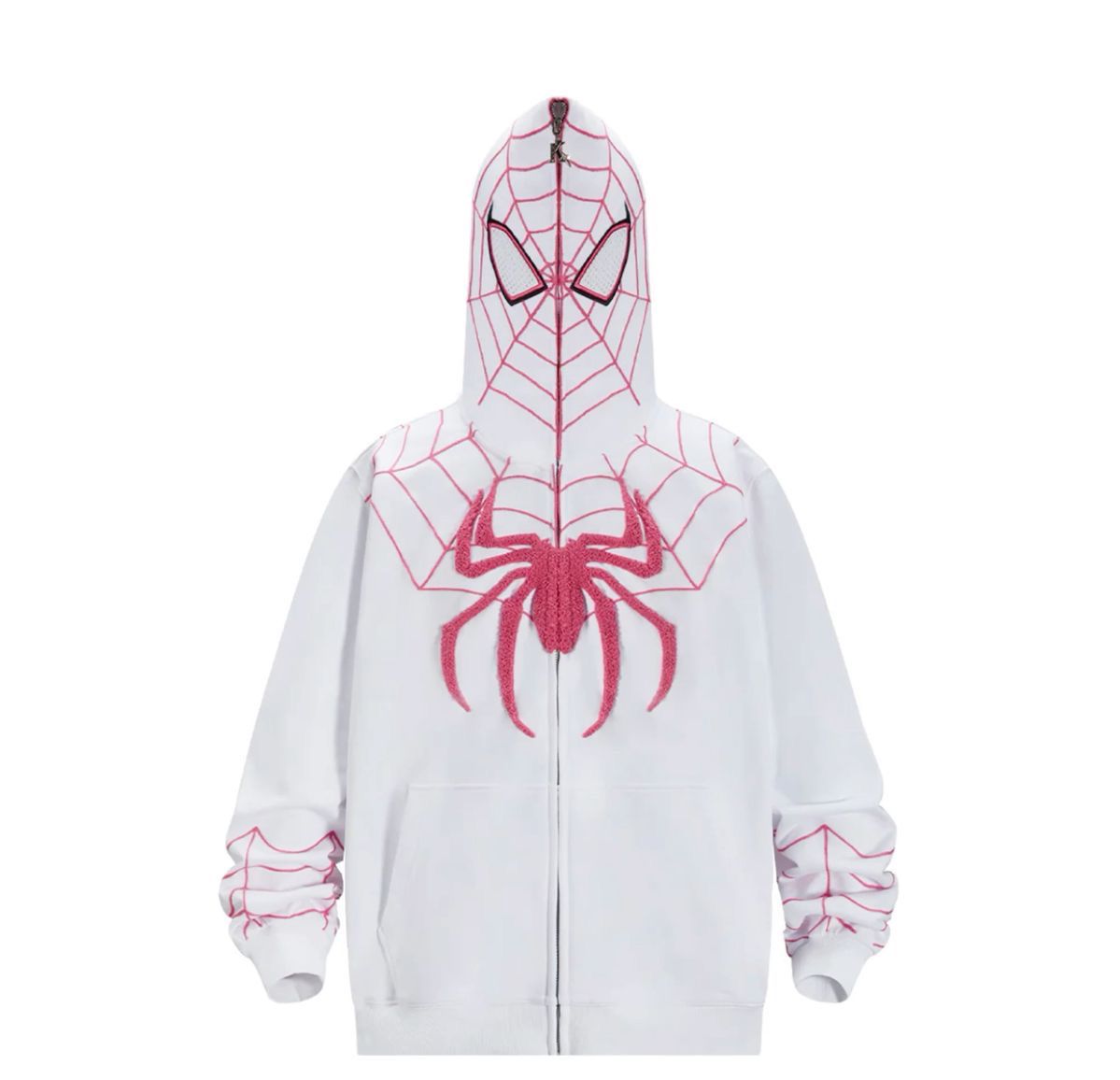 WHITE SPIDERMAN JACKET